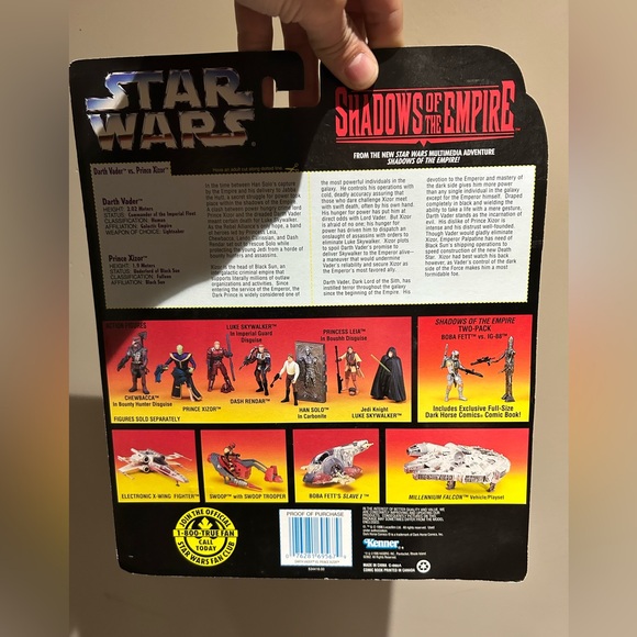 Sealed Prince Xizor Vs Darth Vader complete with comic - Picture 2 of 2